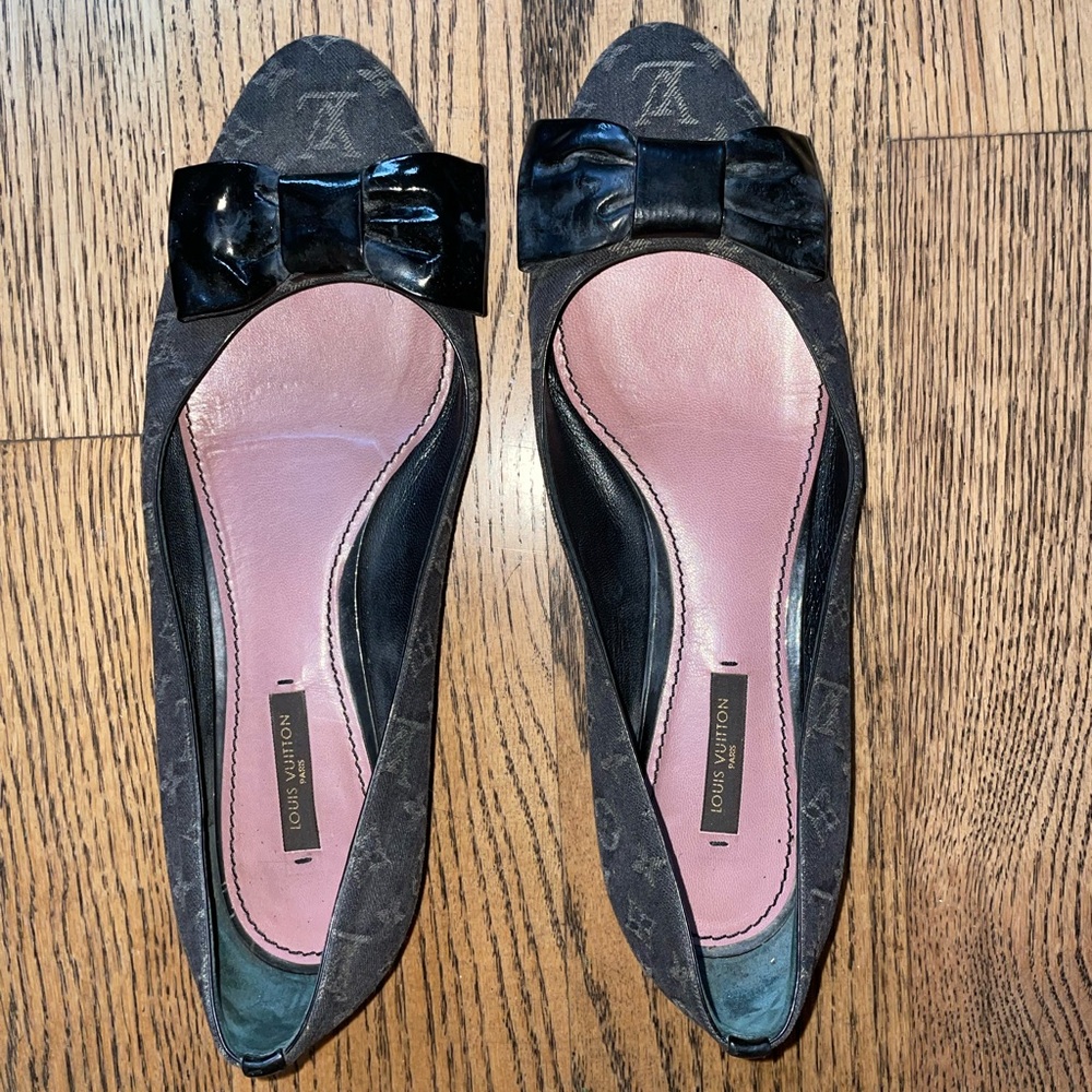 Louis Vuitton 371/2  Monogram  Denim with bows